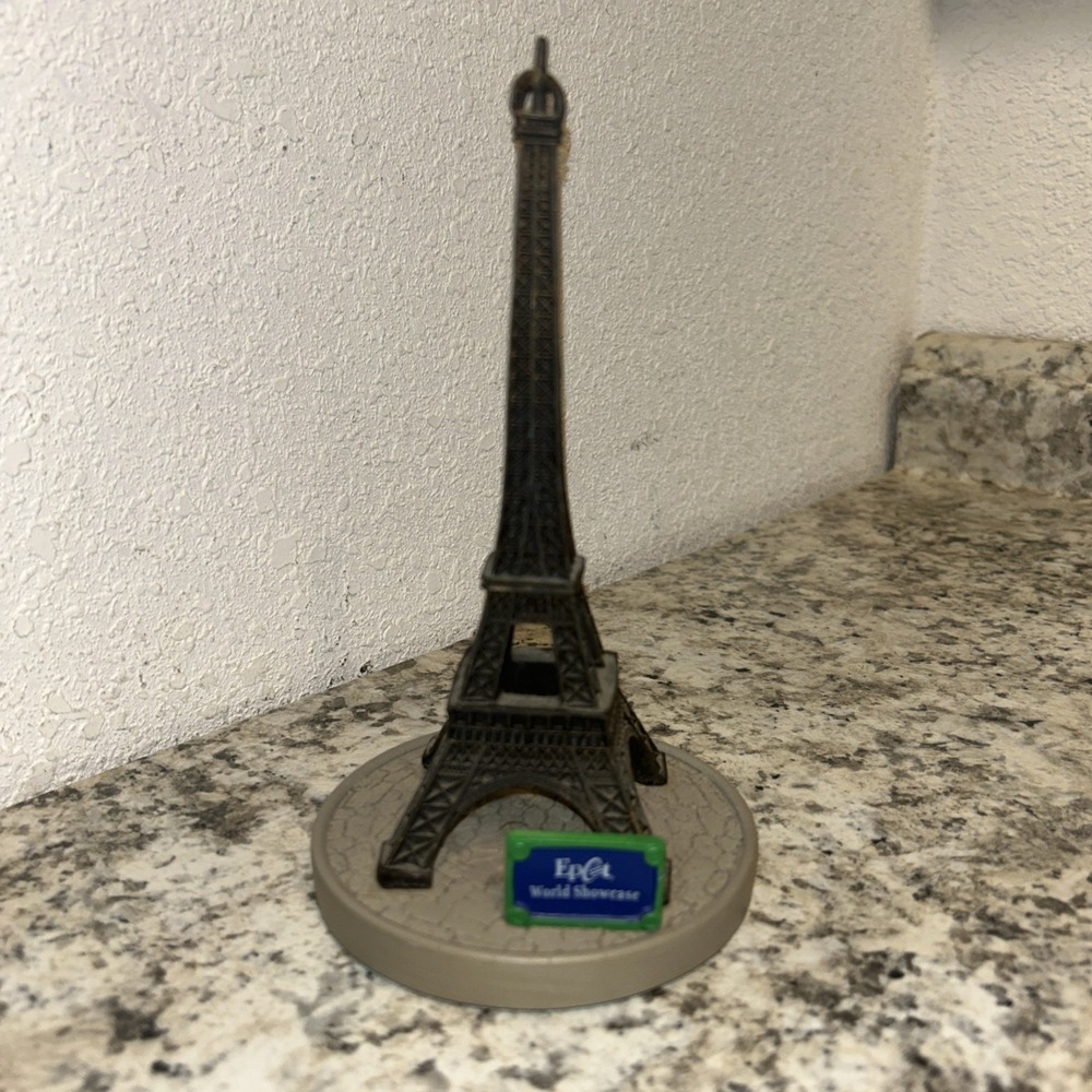 Disney Parks Epcot France‎ Stitch Figurine on Eiffel Tower Missing Stitch
